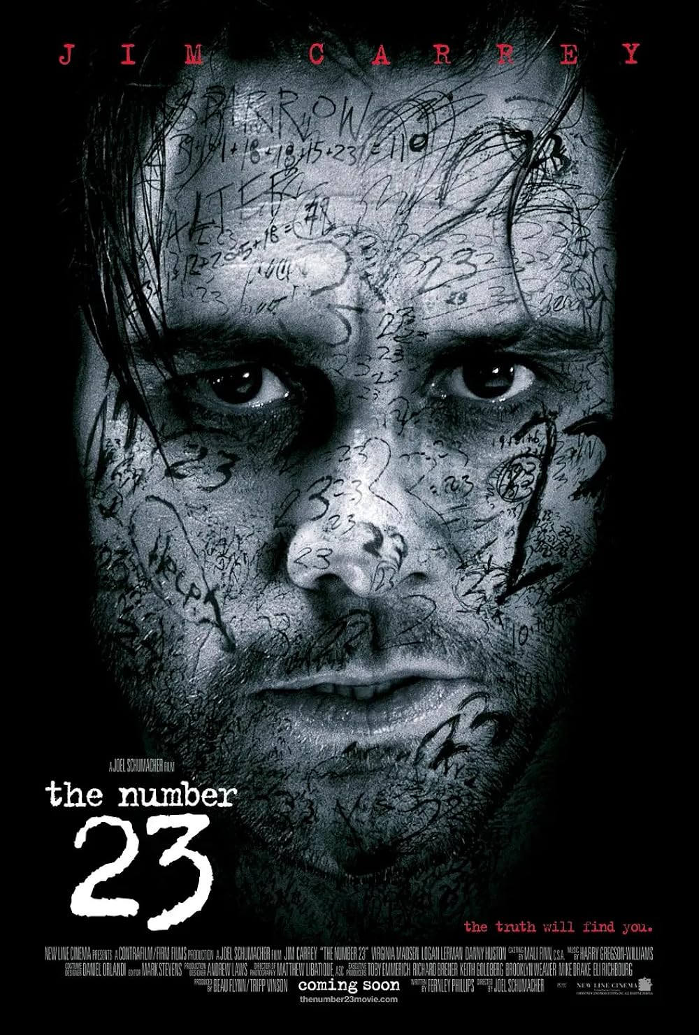 The Number 23 movie poster